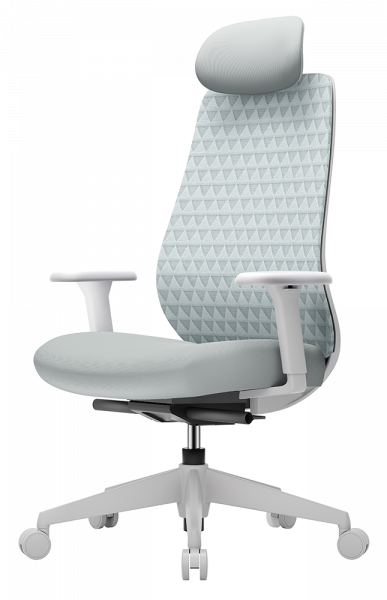 ЕРГОНОМИЧЕН СТОЛ MOKA WHITE СВЕТЛОСИВ