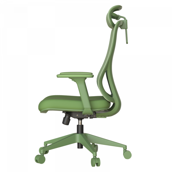 Зелен ергономичен стол.