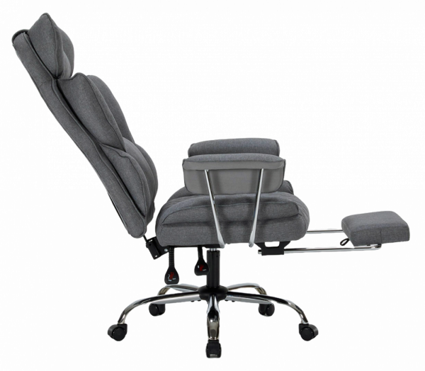 ДИРЕКТОРСКИ СТОЛ IMPERIAL ДАМАСКА СИВ