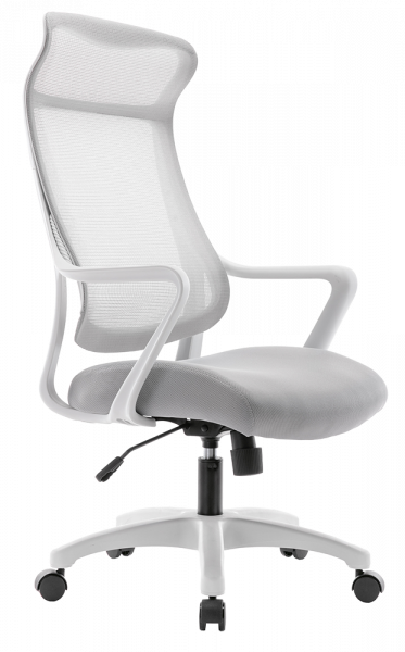 ЕРГОНОМИЧЕН СТОЛ SMOOTH WHITE СИВ