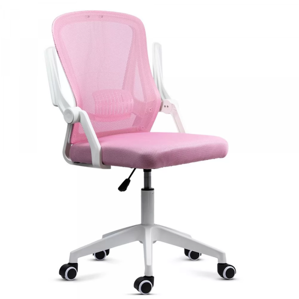 Розов офис стол.