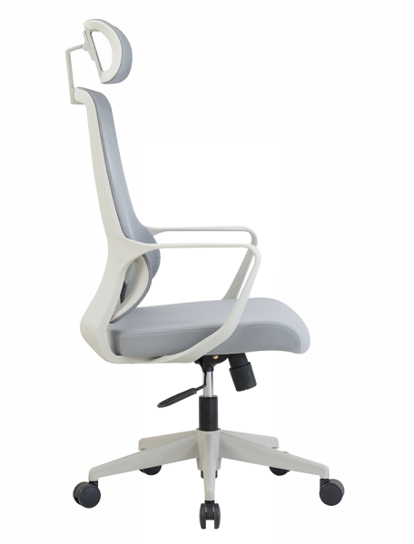 СТОЛ ЕРГОНОМИЧЕН LUMINA ДАМАСКА + МЕШ СИВ