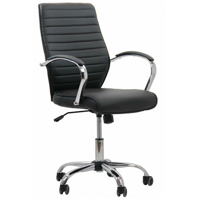 ОФИС СТОЛ RITA ХРОМ ЧЕРЕН