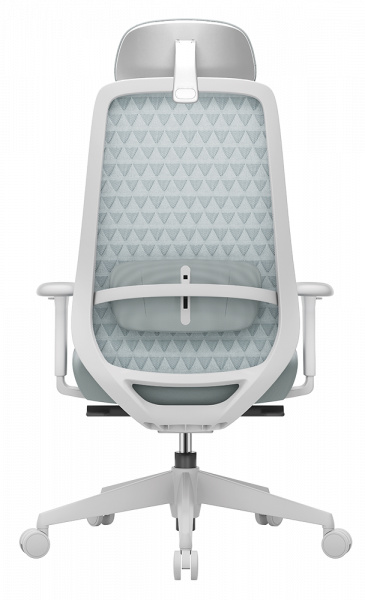 ЕРГОНОМИЧЕН СТОЛ MOKA WHITE СВЕТЛОСИВ