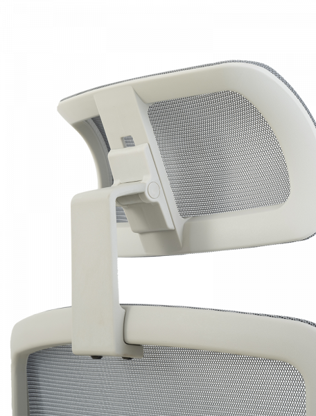 СТОЛ ЕРГОНОМИЧЕН LUMINA ДАМАСКА + МЕШ СИВ