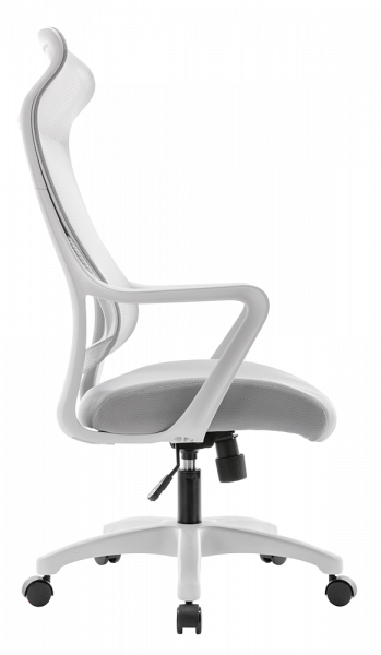 ЕРГОНОМИЧЕН СТОЛ SMOOTH WHITE СИВ