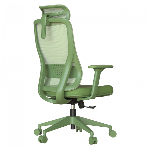 Зелен ергономичен стол.