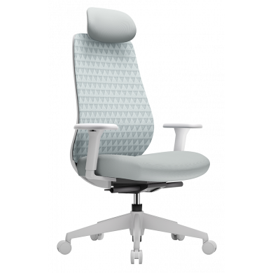 ЕРГОНОМИЧЕН СТОЛ MOKA WHITE СВЕТЛОСИВ