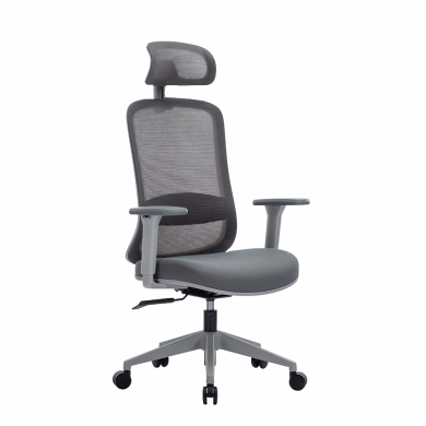 ЕРГОНОМИЧЕН СТОЛ FUSION GREY СИВ
