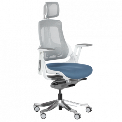 ДИРЕКТОРСКИ СТОЛ AMBRA ДАМАСКА/МЕШ СИН