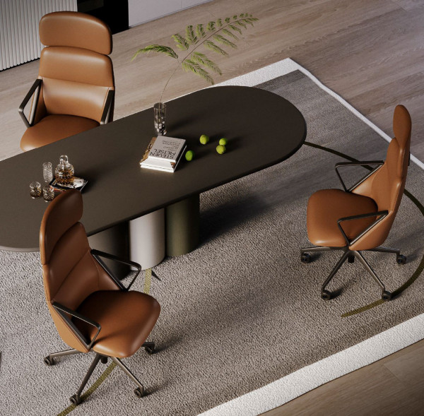 ДИРЕКТОРСКИ СТОЛ ROYAL BROWN КАФЯВ