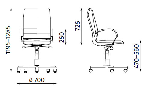 ДИРЕКТОРСКИ СТОЛ LINEA STEEL SP-01 ЧЕРЕН