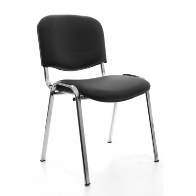 ПОСЕТИТЕЛСКИ СТОЛ TAURUS TNT ХРОМ КОЖА SK-B КАФЯВ