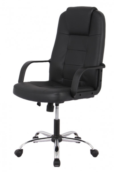 Директорски стол в черен цвят.