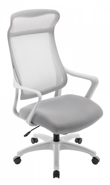 ЕРГОНОМИЧЕН СТОЛ SMOOTH WHITE СИВ