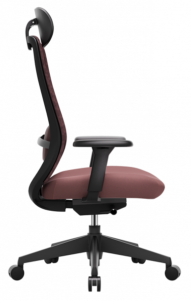 ЕРГОНОМИЧЕН СТОЛ MOKA BLACK БОРДО