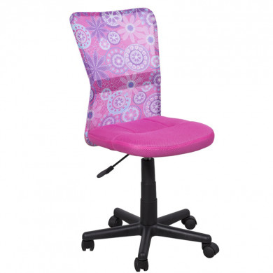 ОФИС СТОЛ 7022-1 ДАМАСКА + МЕШ РОЗОВ