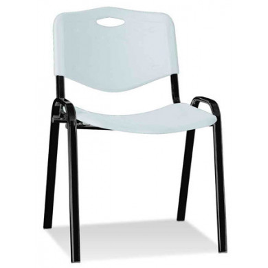 ПОСЕТИТЕЛСКИ СТОЛ ISO PLASTIC BLACK СВЕТЛО СИВ