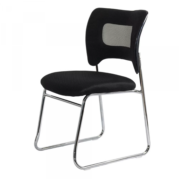 Черен посетителски стол.